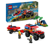LEGO City 60412 Terenowy wóz strażacki z łodzią ratunkową - 1203367 - zdjęcie 2